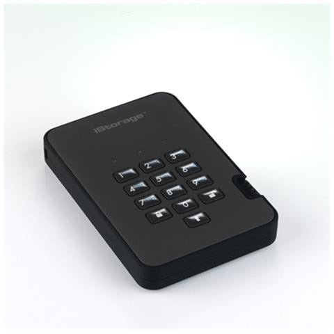 Hard Disk Esterno DiskAshur 1 TB Interfaccia USB 3.1 Colore Nero - Foto 2