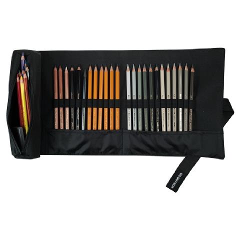 DJTB-24 astuccio per matita Astuccio portamatite Tessuto Nero - Foto 6