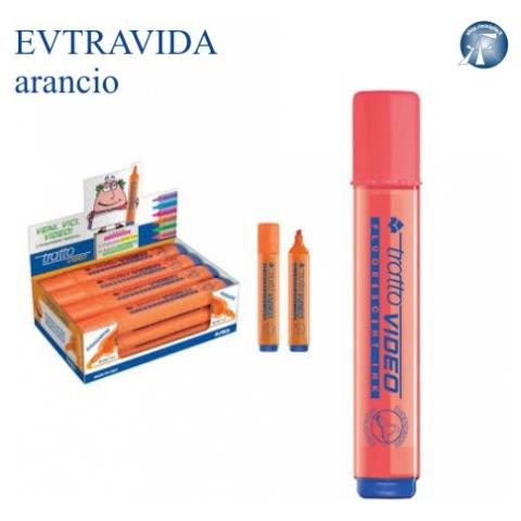 Evidenziatore Tratto Video Arancio - Foto 1