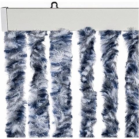 Zanzariera Blu Bianco E Argento 90x220 Cm Ciniglia - Foto 2