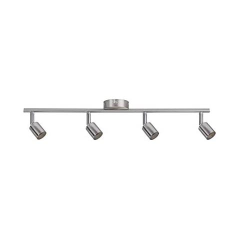 66746 - Faretto Carolina Spot Senza Lampadina, Max. 4 X 10 Watt Nichel Opaco Metallo Gu10 - Foto 1