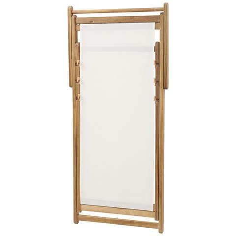 Sedia A Sdraio In Legno Acacia Chiaro Anzio - Foto 19