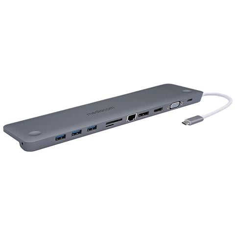 MD-C322 Docking Station USB-C a HDMI e Smart Reader per Notebook 3x USB 3.1 - Foto 1