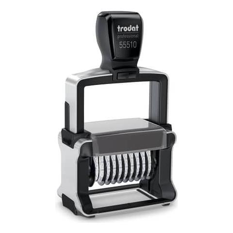 Numeratore Autoinchiostrante A 10 Cifre Professional 55510 4.0 In Acciaio Nero - 120202 - Foto 1