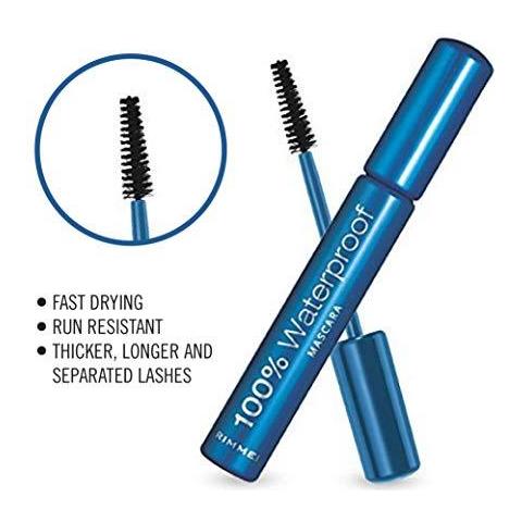 Mascara 100% Waterproof 8ml Colore Nero - Foto 2