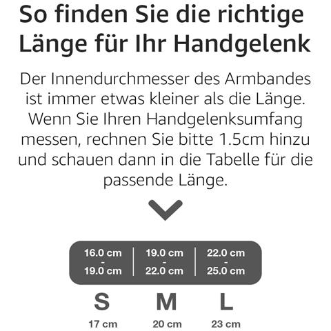 Bracciale da Uomo in Pelle, ""Ring"", 23cm, Oro - Foto 16