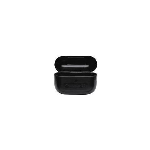 Copenhagen - Custodia Per Airpods Pro In Pelle Pieno Fiore - Nero - Foto 2