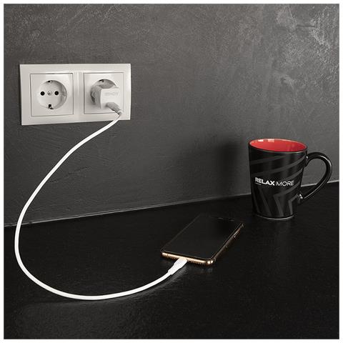 73410 Caricabatterie per dispositivi mobili Smartphone Bianco AC Interno - Foto 5