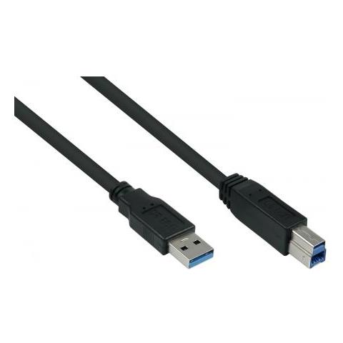 Alcasa Uk30p-ab-018s Cavo Usb 1,8 M Usb 3.2 Gen 1 (3.1 Gen 1) Usb A Usb B Nero - Foto 1