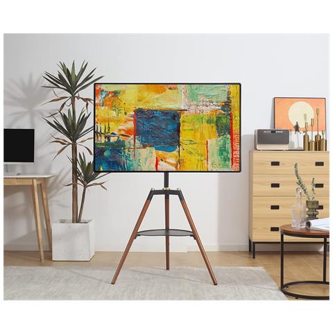 Supporto A Pavimento Cavalletto Tripod Per Tv Lcd /led /plasma 32-65'' Con Mensola - Foto 2