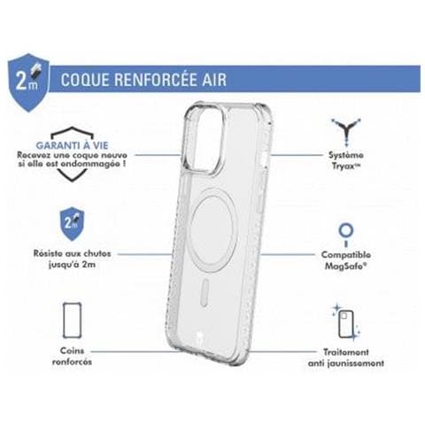 Cover Rinforzata Per Iphone 13 Pro Max Air Compatibile Con Magsafe, Trasparente - Foto 2