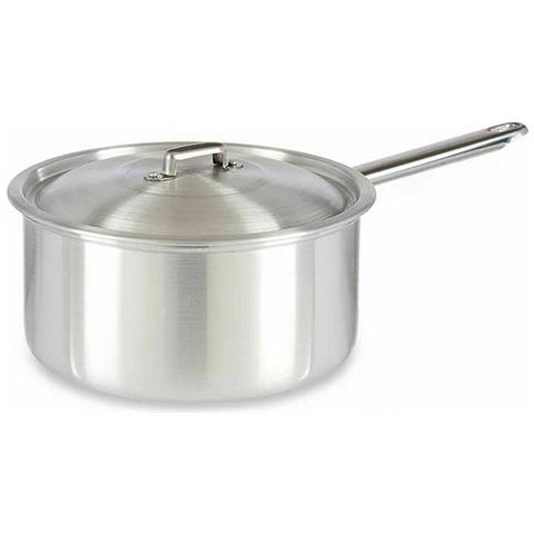 Casseruola Con Coperchio Argentato Alluminio 4 L 24,5 X 12 X 41 Cm (10 Unità) - Foto 2
