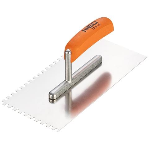 Cazzuola Con Denti, 270 X 128 Mm, Dente 6 X 6 X 6 Mm, Manico In Legno - Foto 1