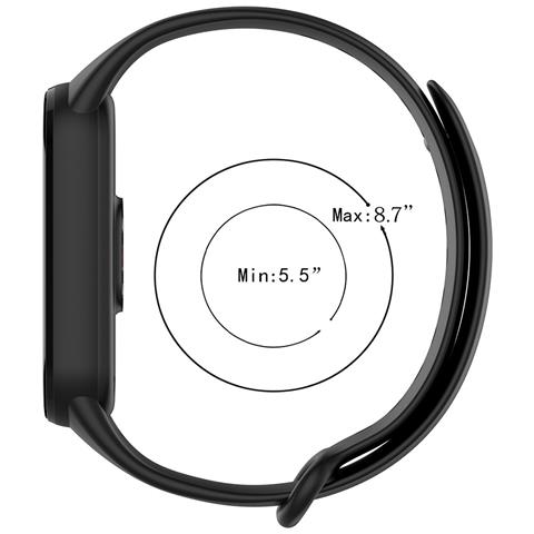 Bracciale Per Xiaomi Mi Band 6/5, Huami Amazfit Band 5 Black - Foto 4