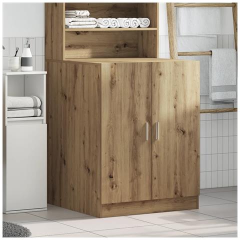 Mobile Per Lavatrice Rovere Artigianale 70,5x71,5x91,5 Cm - Foto 3