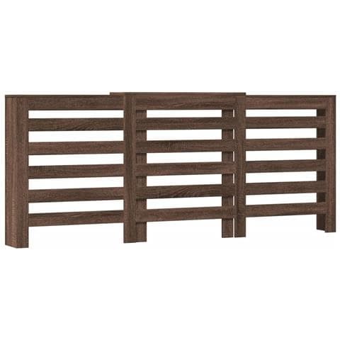 Copertura Termosifone Rovere Marrone 205x21,5x83,5 Multistrato - Foto 2