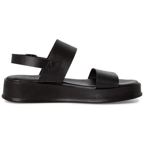 Black Casual Open Sandals Sandali Pelle Scarpe Donna Nero Eu 41, 1-28238-42 001 - Foto 3