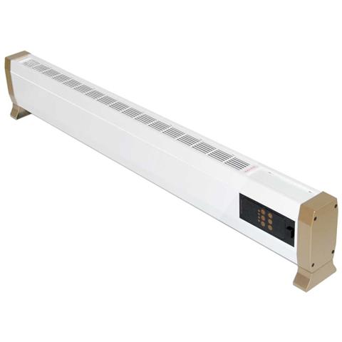 Termoconvettore Elettrico 1800w Ultra Sottile Con Telecomando Alacant 1800w Installazione A Pavimento Struttura In Metallo Bianco Riscaldamento Silenzioso A Convezione Naturale - Foto 2