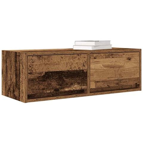 Mobili Porta TV 2 pz Legno Antico 80x31x25,5 cm in Truciolato - Foto 2