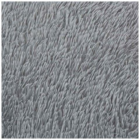 Tappeto Shaggy a Pelo Lungo NAVARRA Grigio Chiaro 200x290 cm - Foto 2