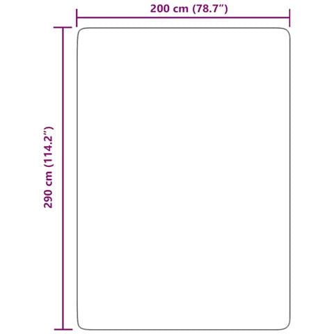 Tappeto Shaggy a Pelo Lungo NAVARRA Grigio Chiaro 200x290 cm - Foto 9