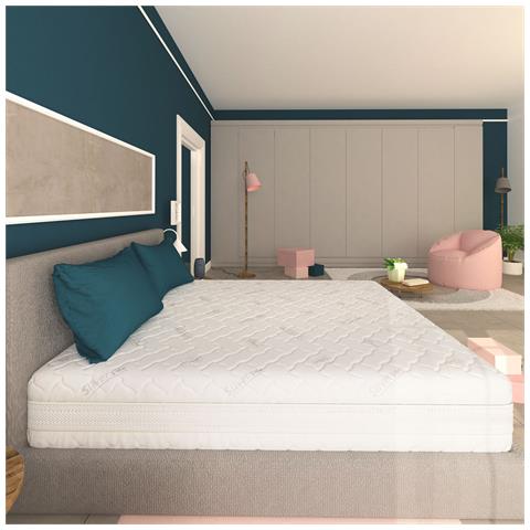 Materasso Memory Foam 25 cm a Zone Differenziate Sweet Armony Silver Safe Matrimoniale misura 140x200 cm - Foto 5