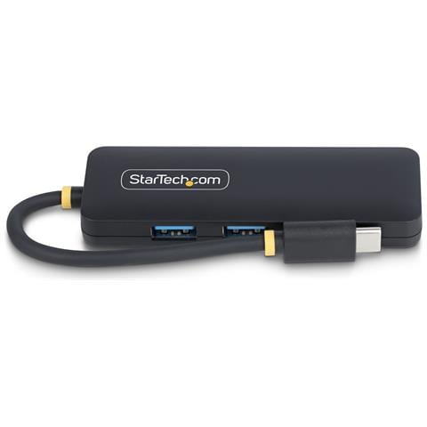 Hub USB-C a 4 porte, 5 Gbps, alimentato via bus, mini hub USB da viaggio /portatile, splitter USB 3.0 multiporta, protezione da sovracorrente (OCP) - Foto 11