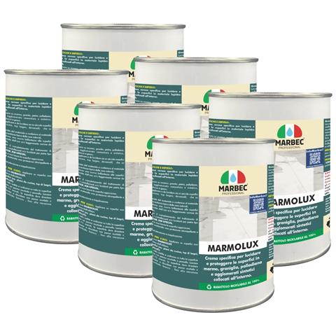 Marmolux 1kgx6pz - Crema Lucidante Per Marmo - Foto 1