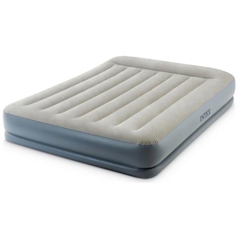 Set Materassino Gonfiabile - 203x152x30 Cm - Grigio - Include Accessori Coordinati Cb20 - Foto 2