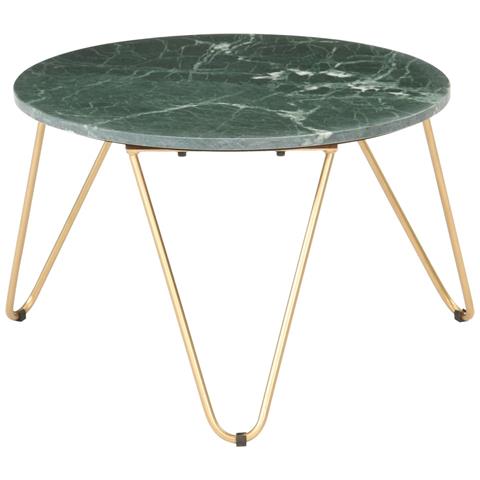 Lusso Casadino -  Tavolino Da Salotto Verde 65x65x42 Cm Pietra Vera Testura Marmo - Foto 8