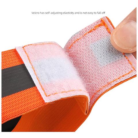 Braccialetti Riflettenti - Visibilità Migliorata Per La Sicurezza Notturna (confezione Da 4) Orange - Foto 4