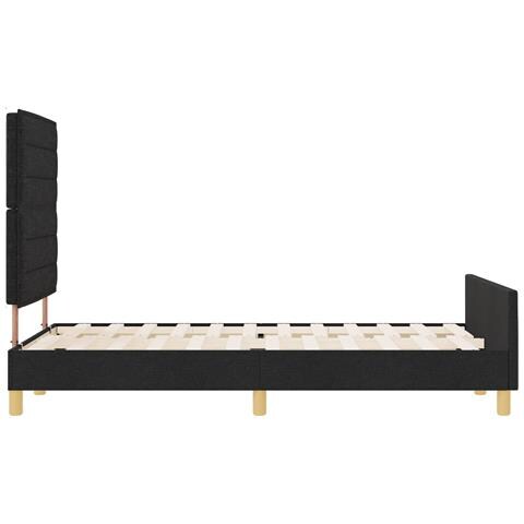 Letto  Nero 120x200 cm in Tessuto - Foto 9