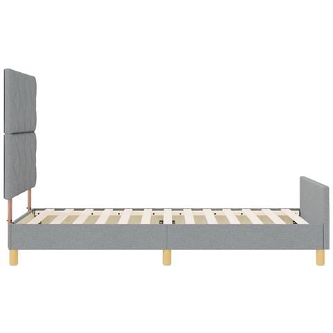 Rete letto  Grigio chiaro 90x200 cm Tessuto - Foto 9