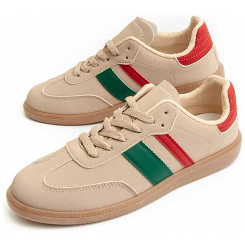 Sneaker Sportes Beige Beige Materiale Sintetico - Foto 1