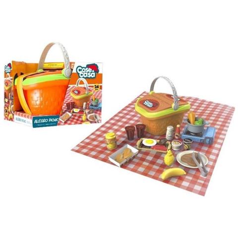 Cestino Picnic Fast Food 24 Pezzi - Foto 1