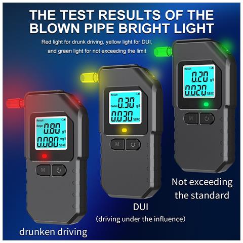 Mini Alcoltest Digitale Portatile Con Display Lcd Per Misurazioni Accurate Del Tasso Alcolemico - Foto 2