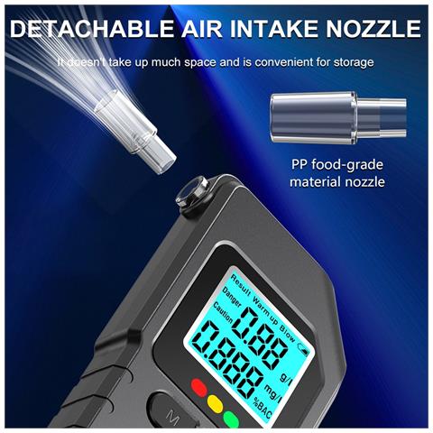 Mini Alcoltest Digitale Portatile Con Display Lcd Per Misurazioni Accurate Del Tasso Alcolemico - Foto 7