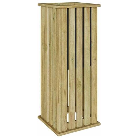 Fioriera Marrone 33 x 33 x 85 cm Legno di pino impregnato - Foto 1