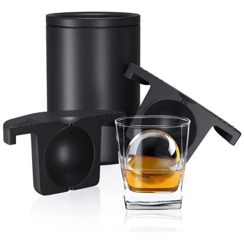 Stampo Per Sfere Di Ghiaccio Cristalline - Vassoio Per Sfere Di Ghiaccio In Silicone Per Cocktail E Whisky - Foto 1