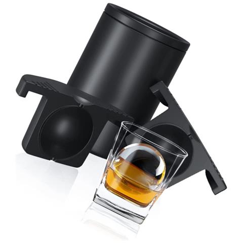 Stampo Per Sfere Di Ghiaccio Cristalline - Vassoio Per Sfere Di Ghiaccio In Silicone Per Cocktail E Whisky - Foto 2