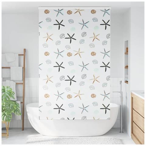 Tenda a Rullo per Doccia Cassonetto 140x240cm Larghezza Tessuto - Foto 2