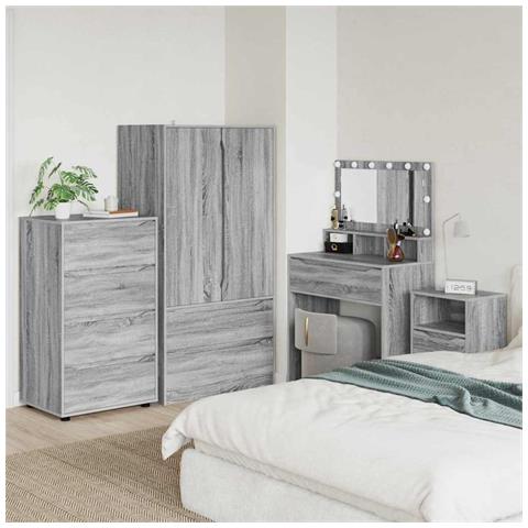 Armadi di Stoccaggio 2 pcs Grigio Sonoma 60 x 48 x 105 cm - Foto 2