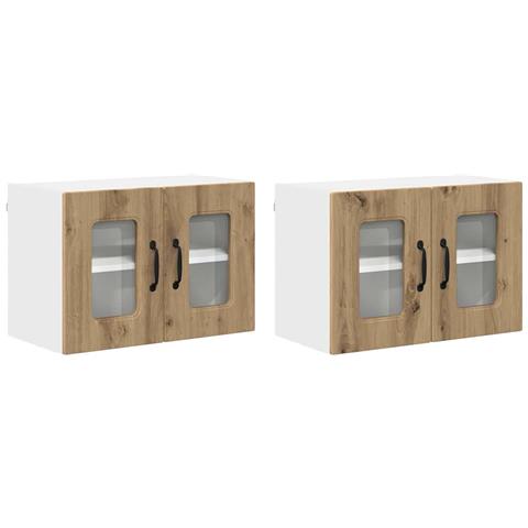 Pensile cucina 2 pcs Rovere artigianale 60 x 31 x 40 cm - Foto 1