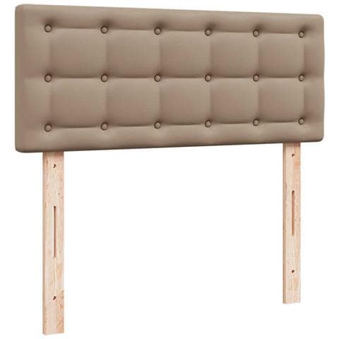 Struttura Letto Pouf con Materasso 120x200 cm Similpelle - Foto 9