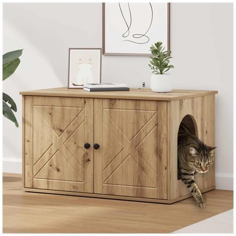 Casa per Gatti Rovere Artigianale 85 x 55 x 50 cm - Foto 2