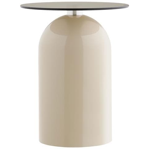 Tavolino Ravello-beige-vetro-40x40x52 Cm - Foto 2
