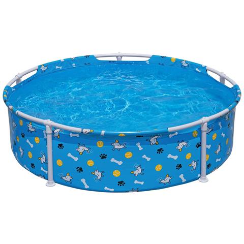 Piscina per giochi per animali domestici sopraelevata Blu - Foto 1