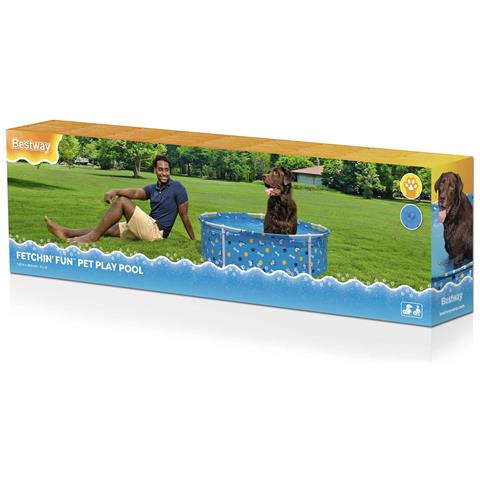 Piscina per giochi per animali domestici sopraelevata Blu - Foto 5