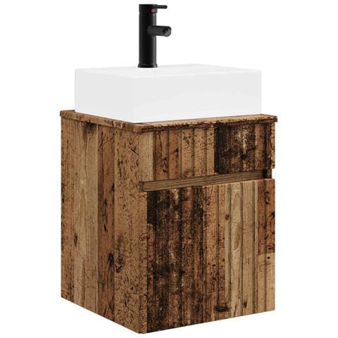 Mobile Lavabo da Parete Legno antico 39 x 41 x 62,5 cm - Foto 1