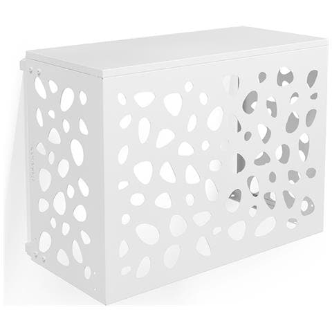 Copertura Per Climatizzatore E Pompa Di Calore ANETO SUNNY Alluminio Bianco - Taglia S - Foto 2